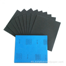 Papel de lijas impermeables de papel de lijado de carbón de silicio